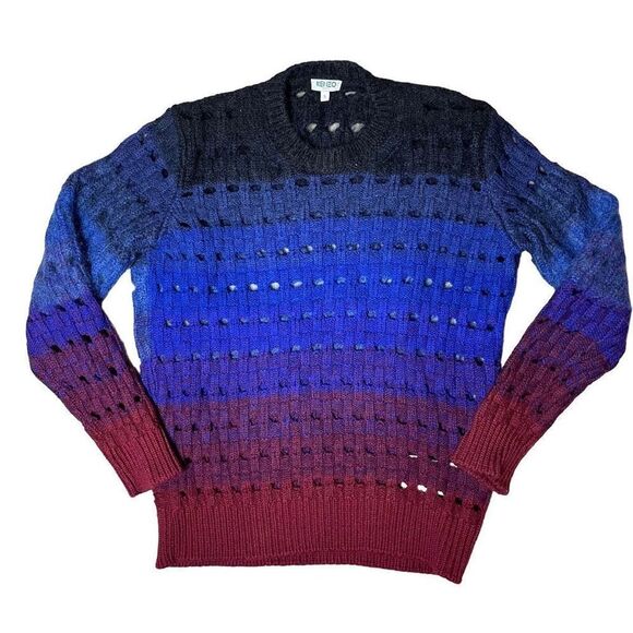 Kenzo Wool Mohair Ombre Pullover | M - Picture 1 of 5
